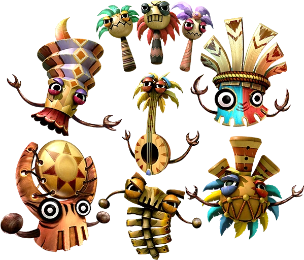 Donkey Kong Tiki Tribe Characters