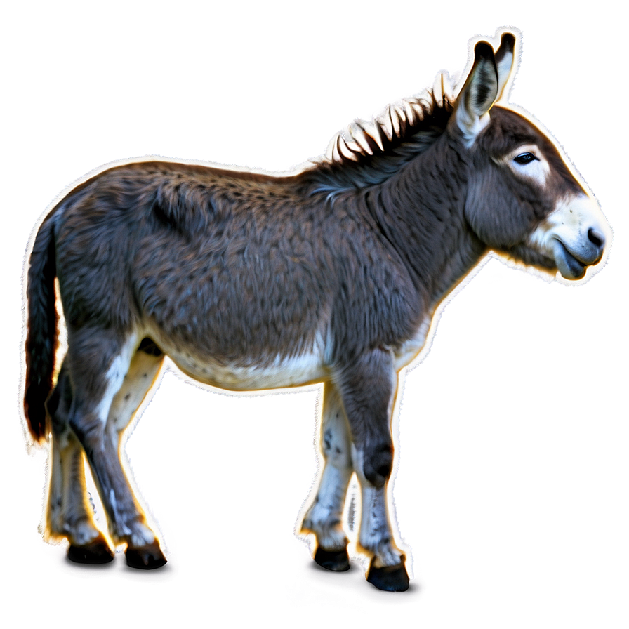 Donkey Side View Png 90