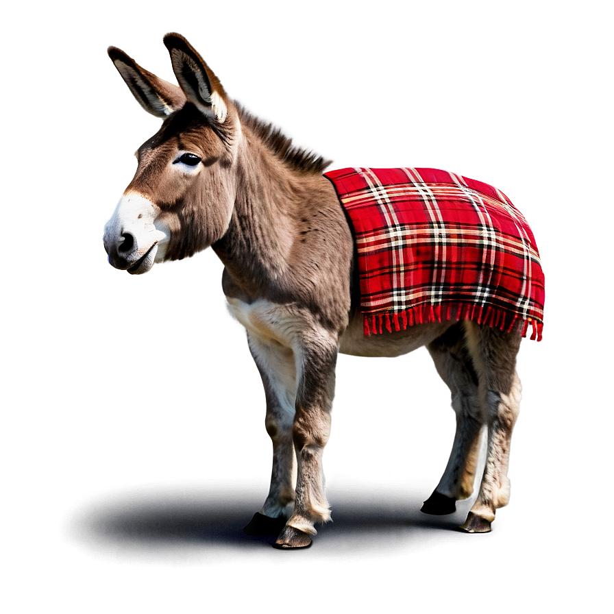 Donkey With Blanket Png Gbb45