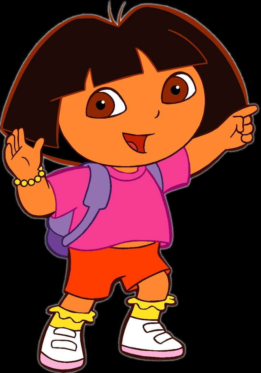 Dora The Explorer Cartoon Character