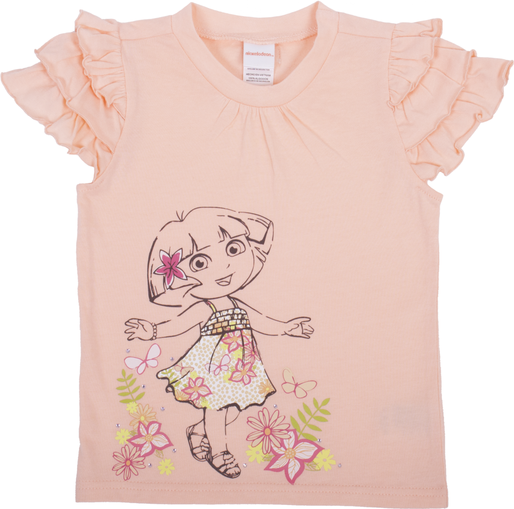 Dora The Explorer Pink Ruffle Shirt