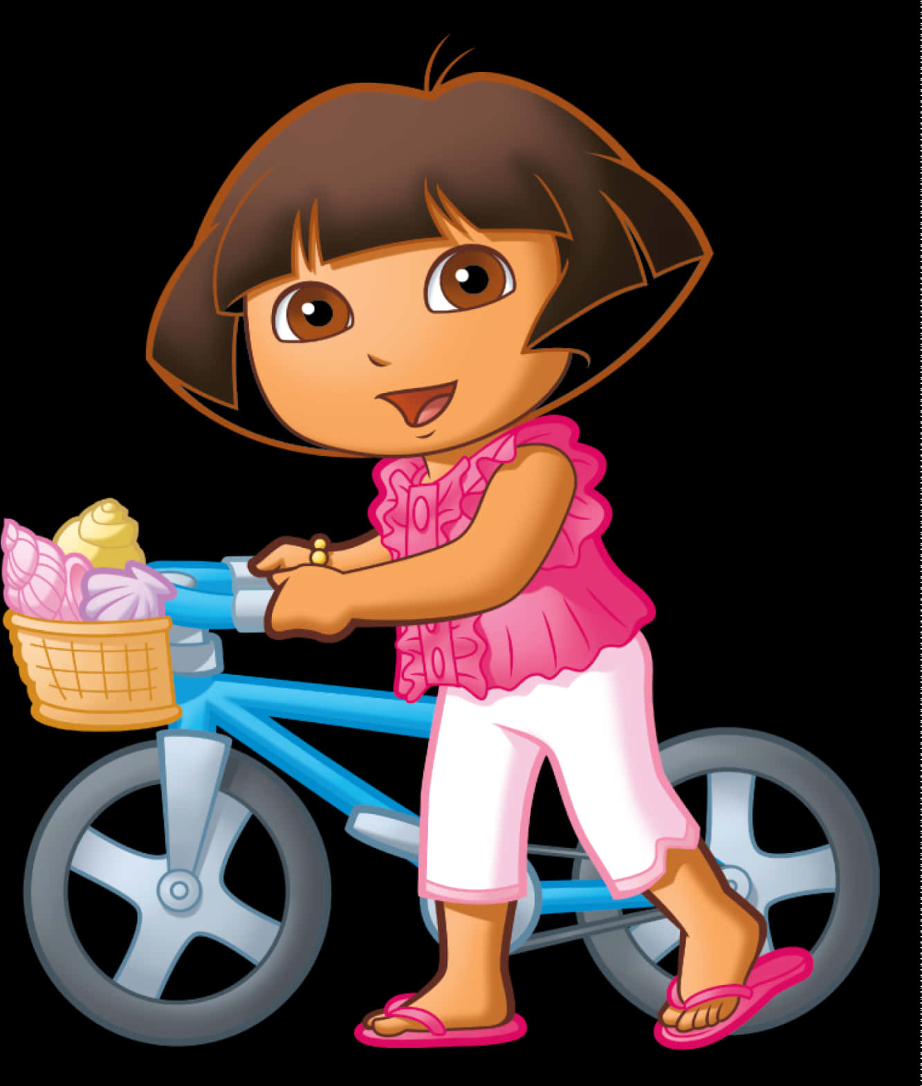 Dora With Bicycle