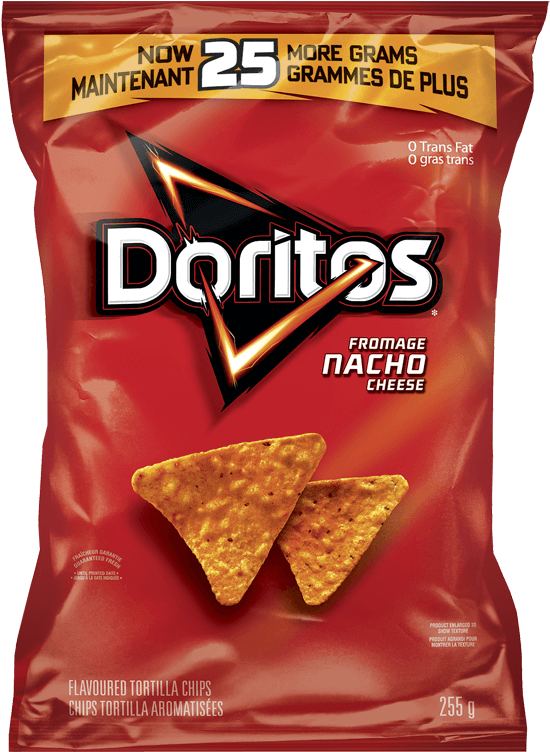 Doritos Nacho Cheese Flavored Chips Package