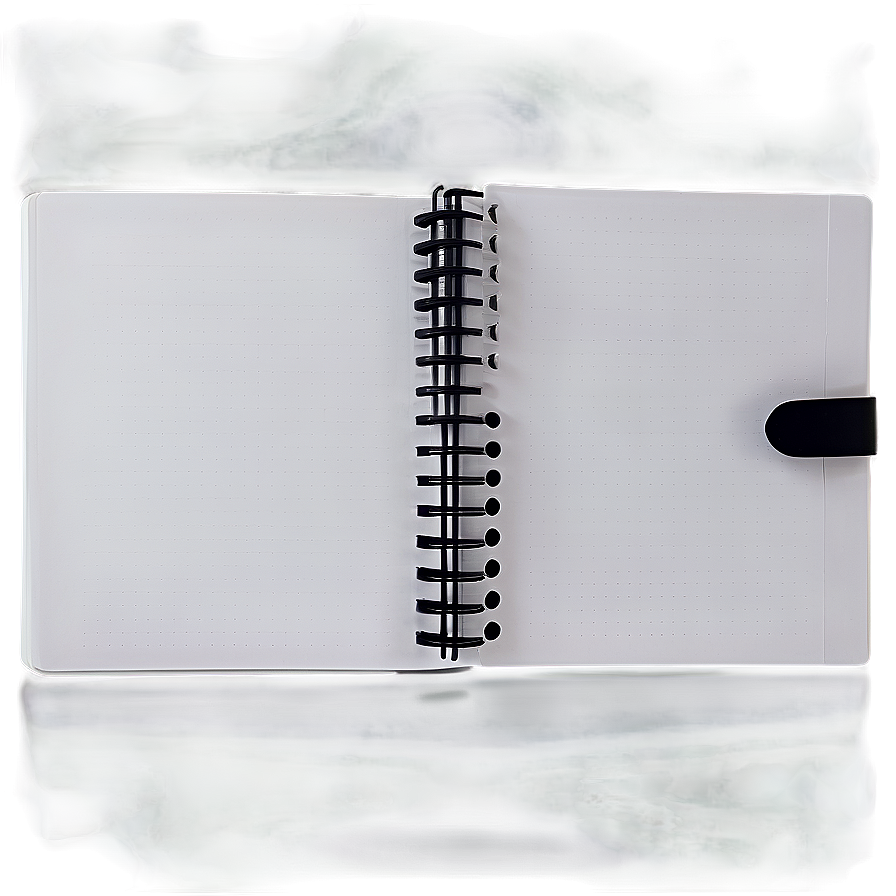 Dot Grid Spiral Notebook Png Bvl28