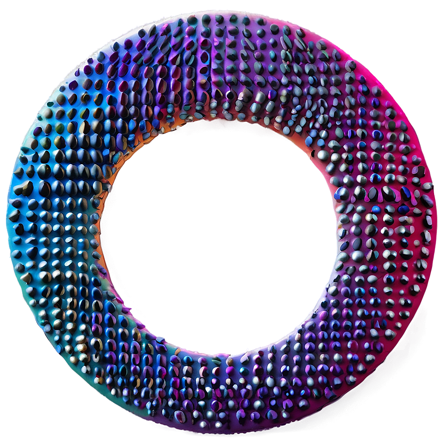 Dotted Circle Art Png 06262024