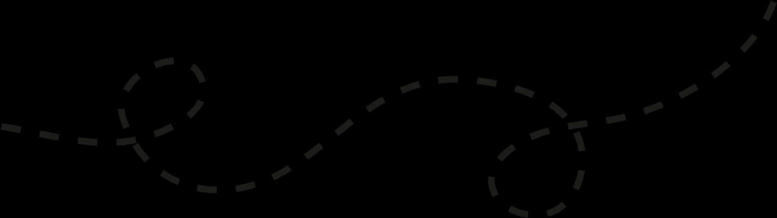 Dotted Line Path Graphic