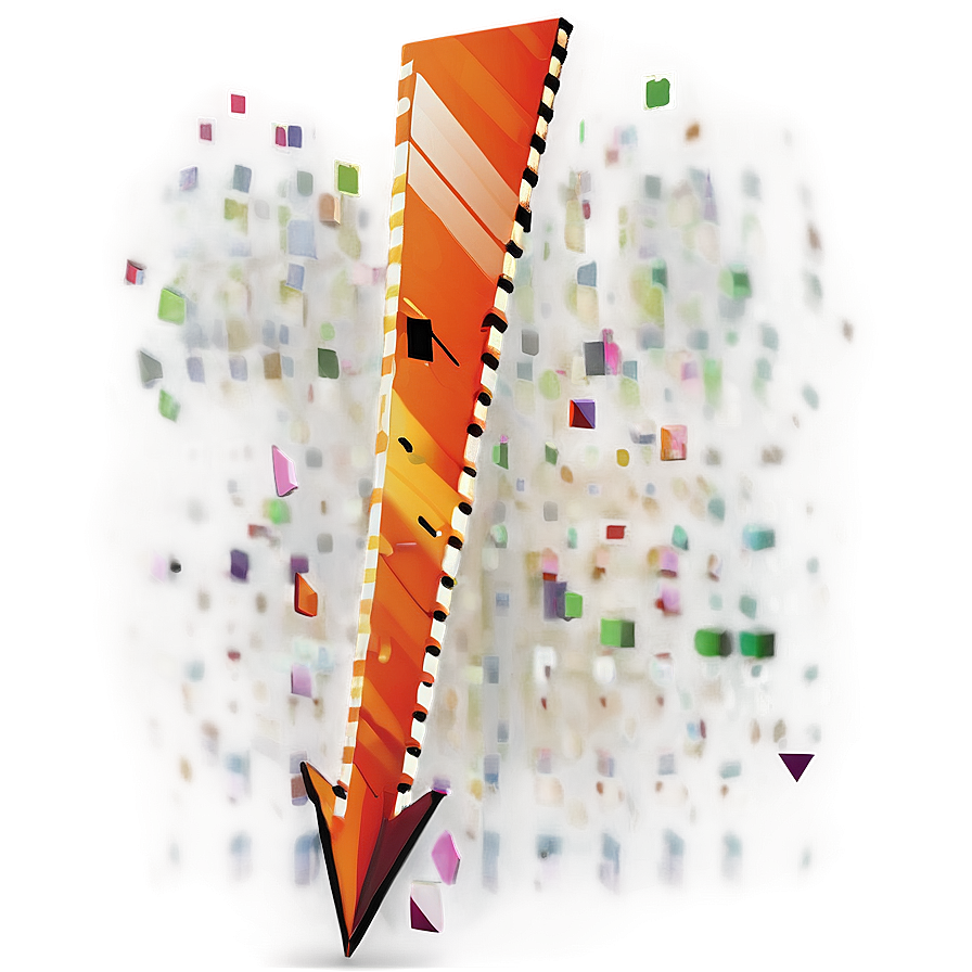 Dotted Orange Arrow Png Ylf