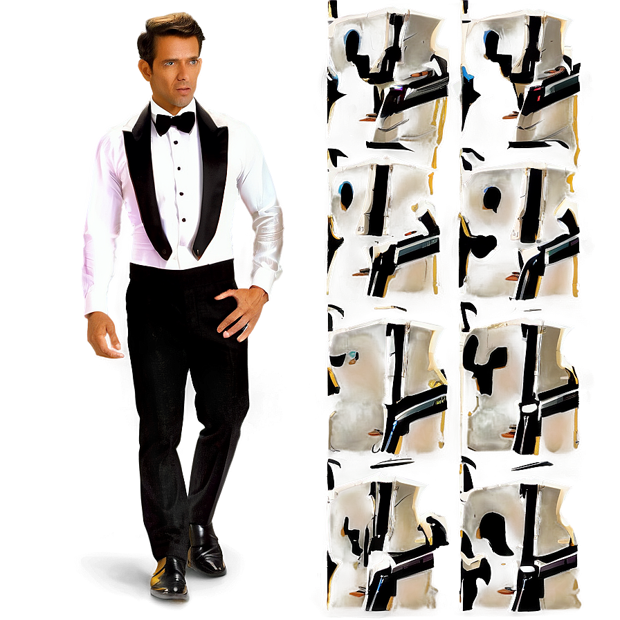 Double Breasted Tuxedo Png Dpq