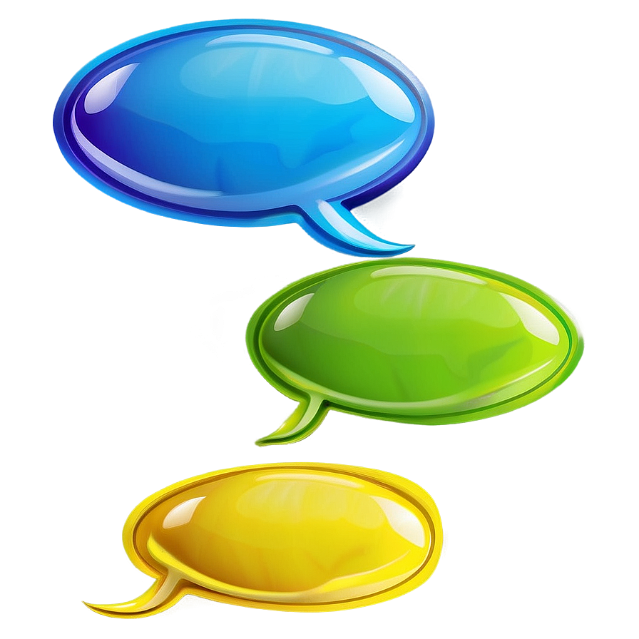 Double Chat Bubbles Png 06262024