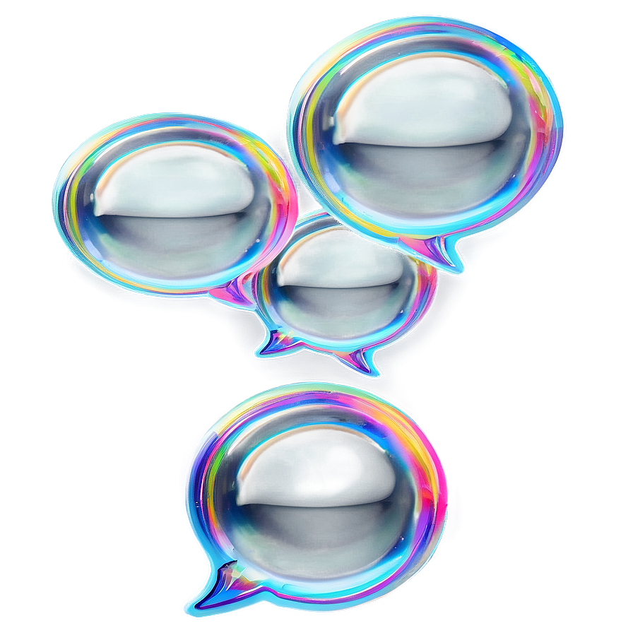 Double Chat Bubbles Png 31