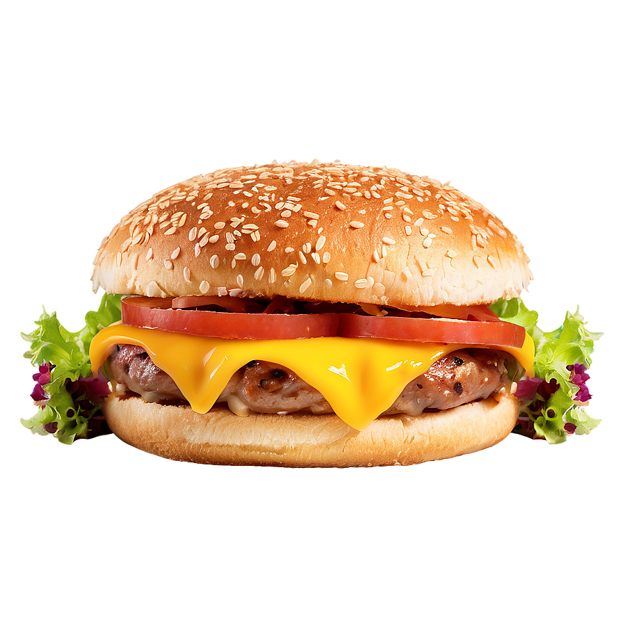 Double Cheese Meltdown Burger Png 31