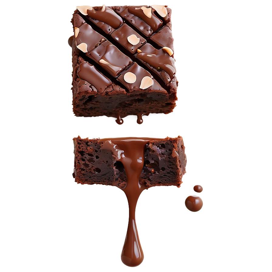 Double Chocolate Brownie Png Ikm88