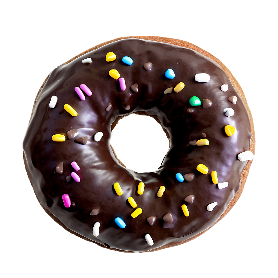 Double Chocolate Donut Png Ajo