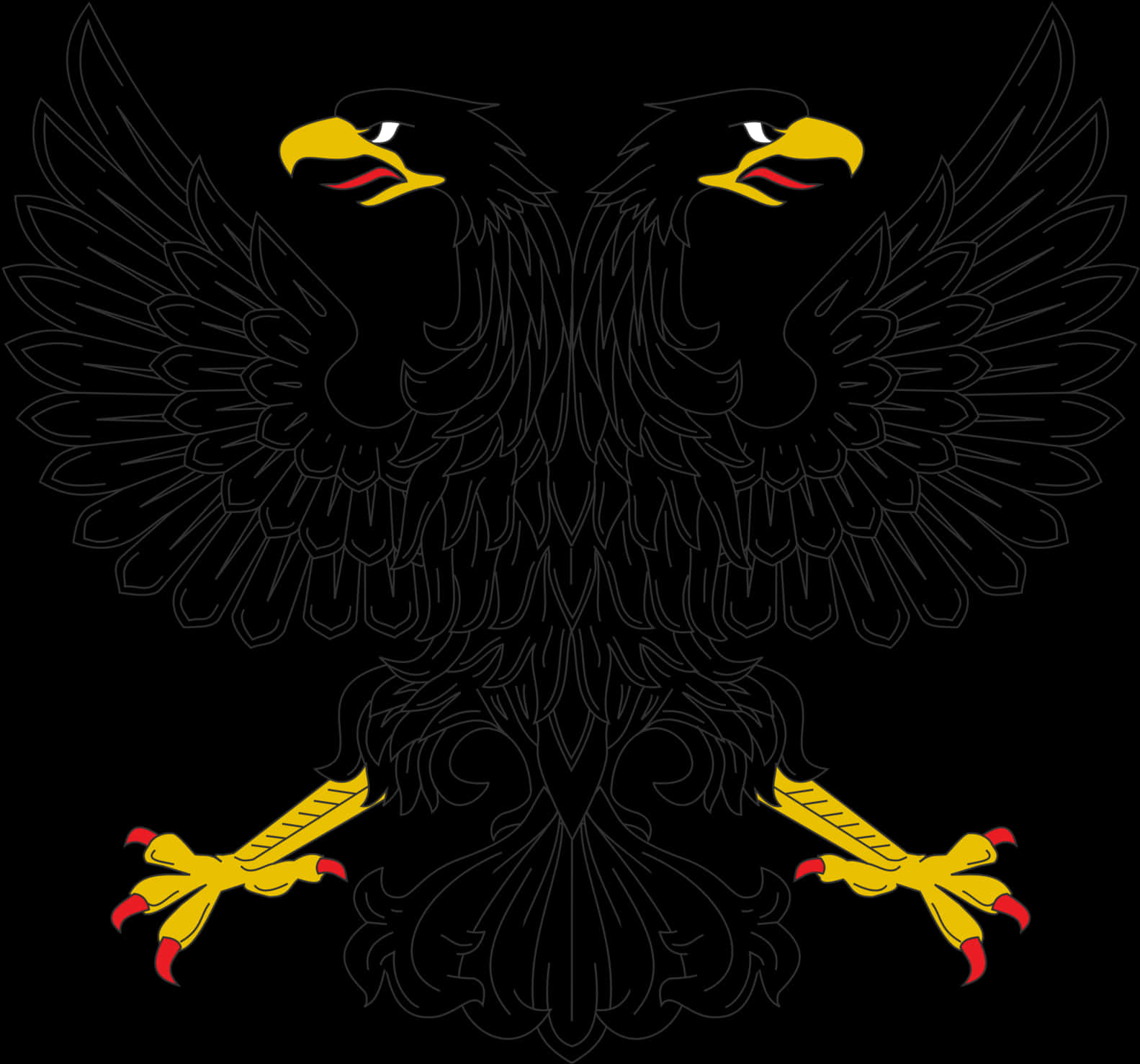 Double Headed Eagle Graphic