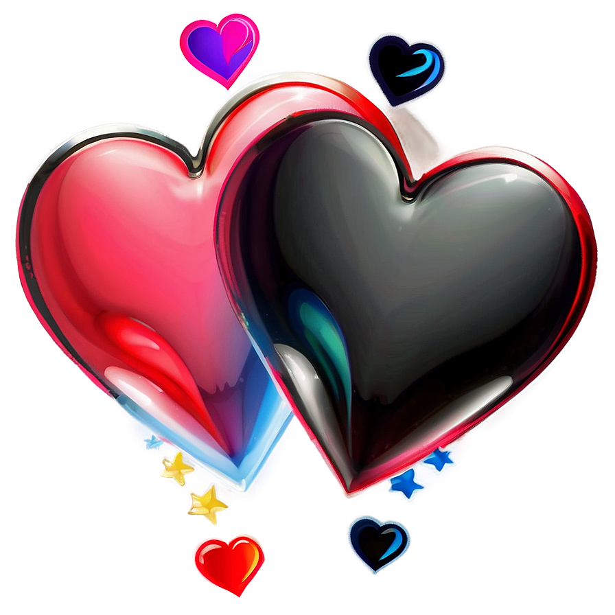 Double Heart Clipart Png 22