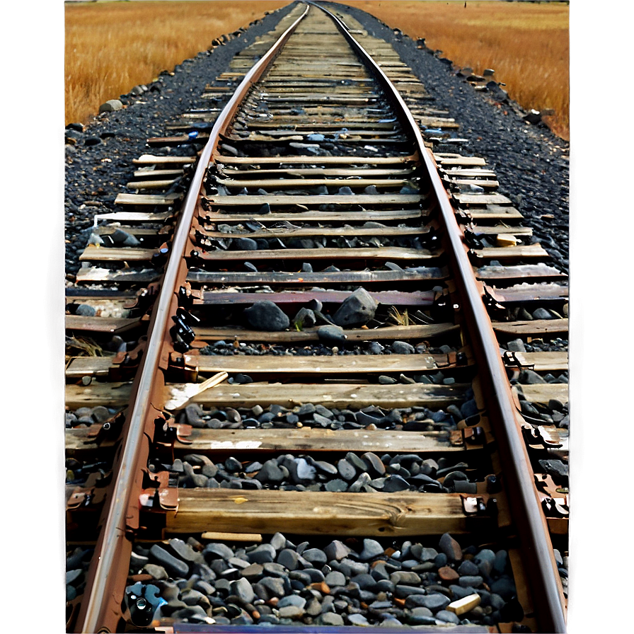 Double Railroad Tracks Parallel Png Yvd77