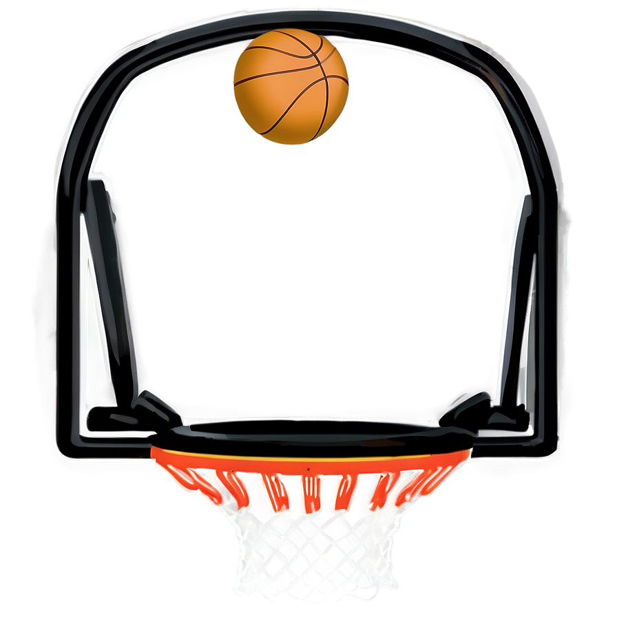 Double Rim Basketball Hoop Png Bbs