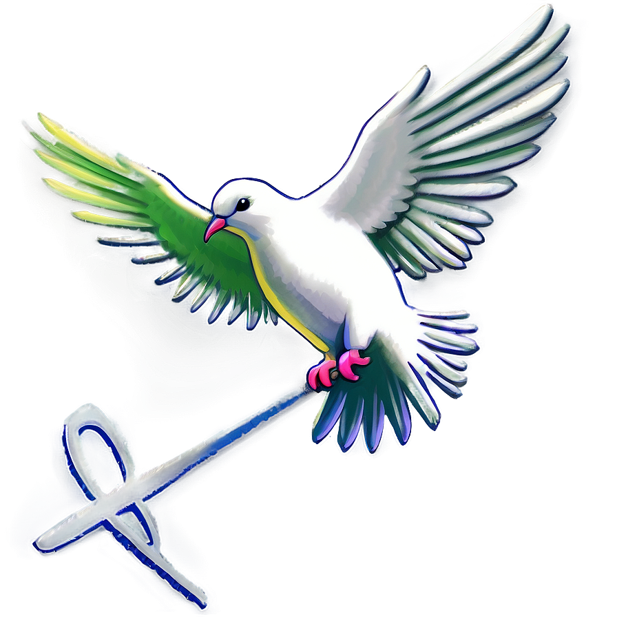 Dove And Cross Png 05042024