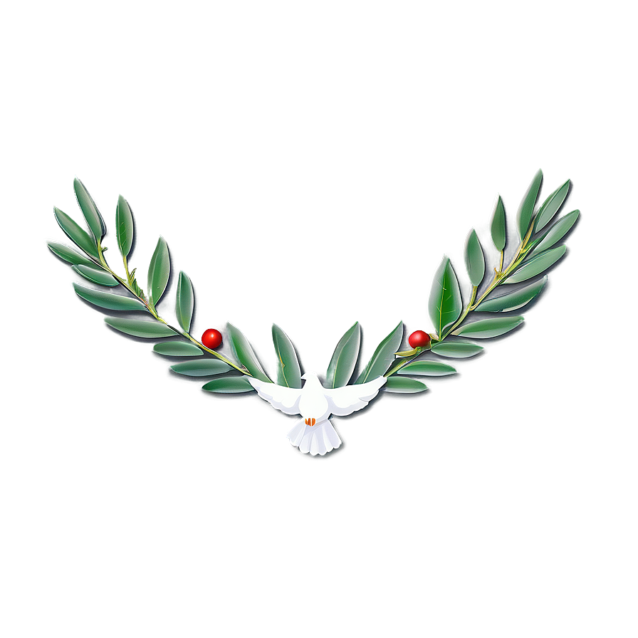 Dove And Olive Branch Memorial Png 06252024