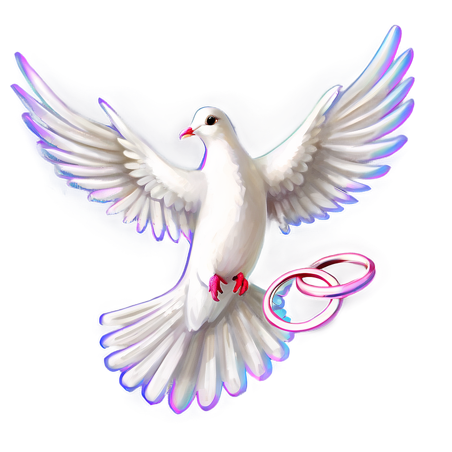 Dove With Ring Png 68