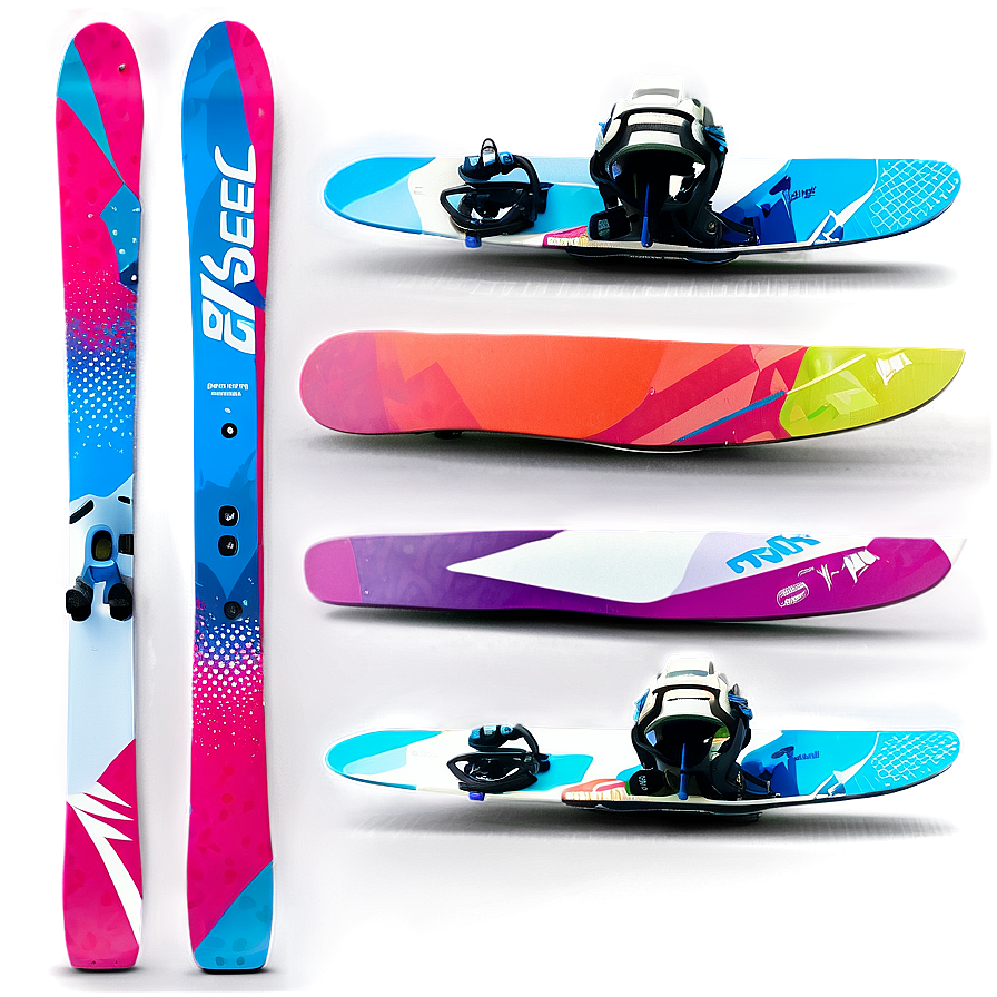 Downhill Skis Png Axe