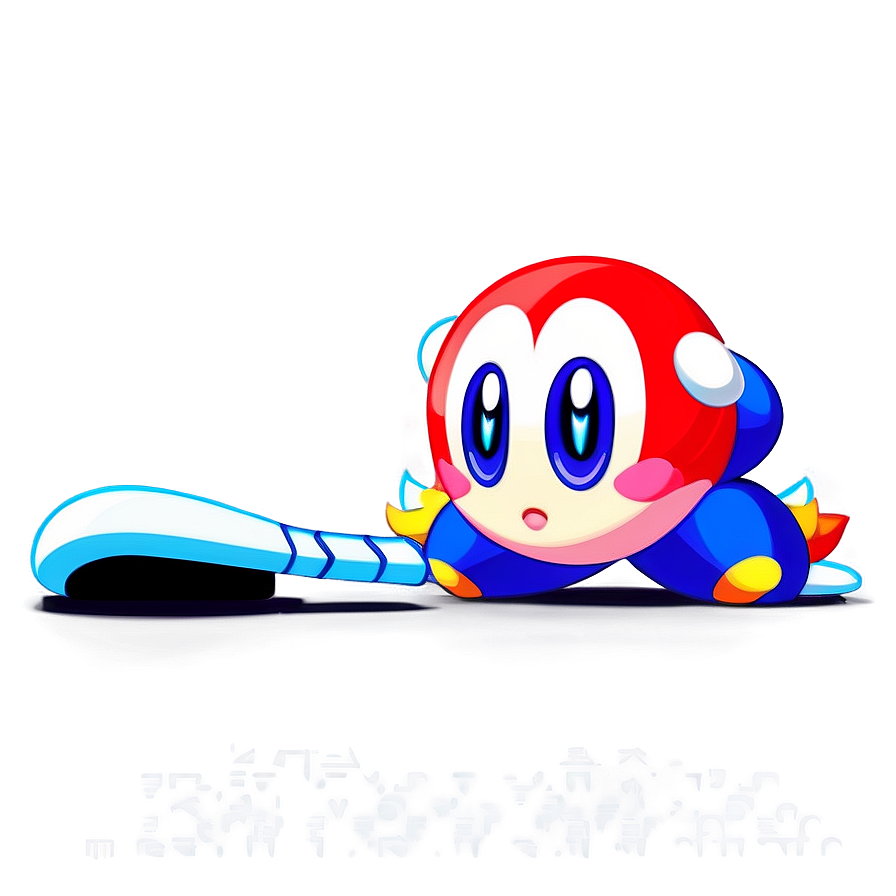 Download Kirby Blue Png - High Quality 84