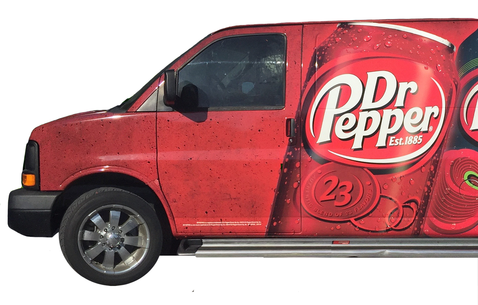 Dr Pepper Van Wrap