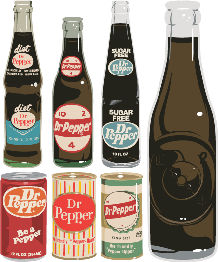 Dr Pepper Variety Pack Vintage Designs