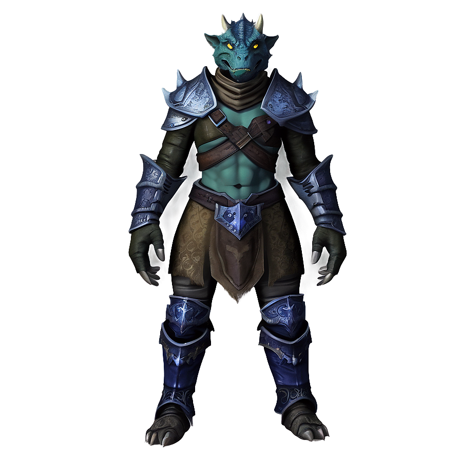 Dragonborn Character Art Png 06262024