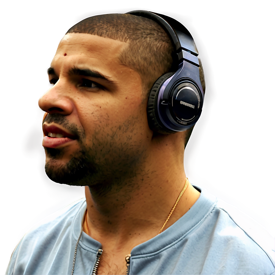 Drake With Headphones Png 05212024