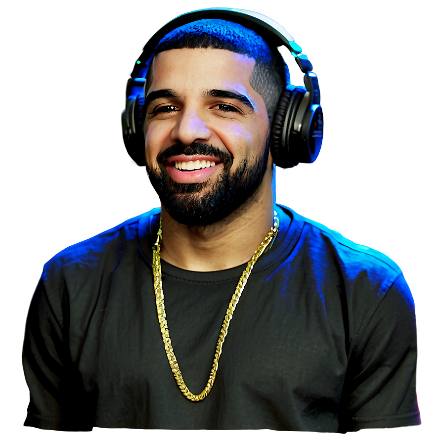 Drake With Headphones Png Sit55