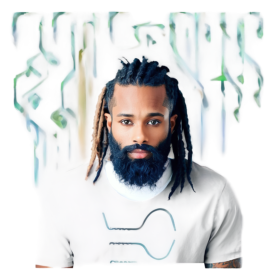 Dreads And Beard Combo Png 05242024
