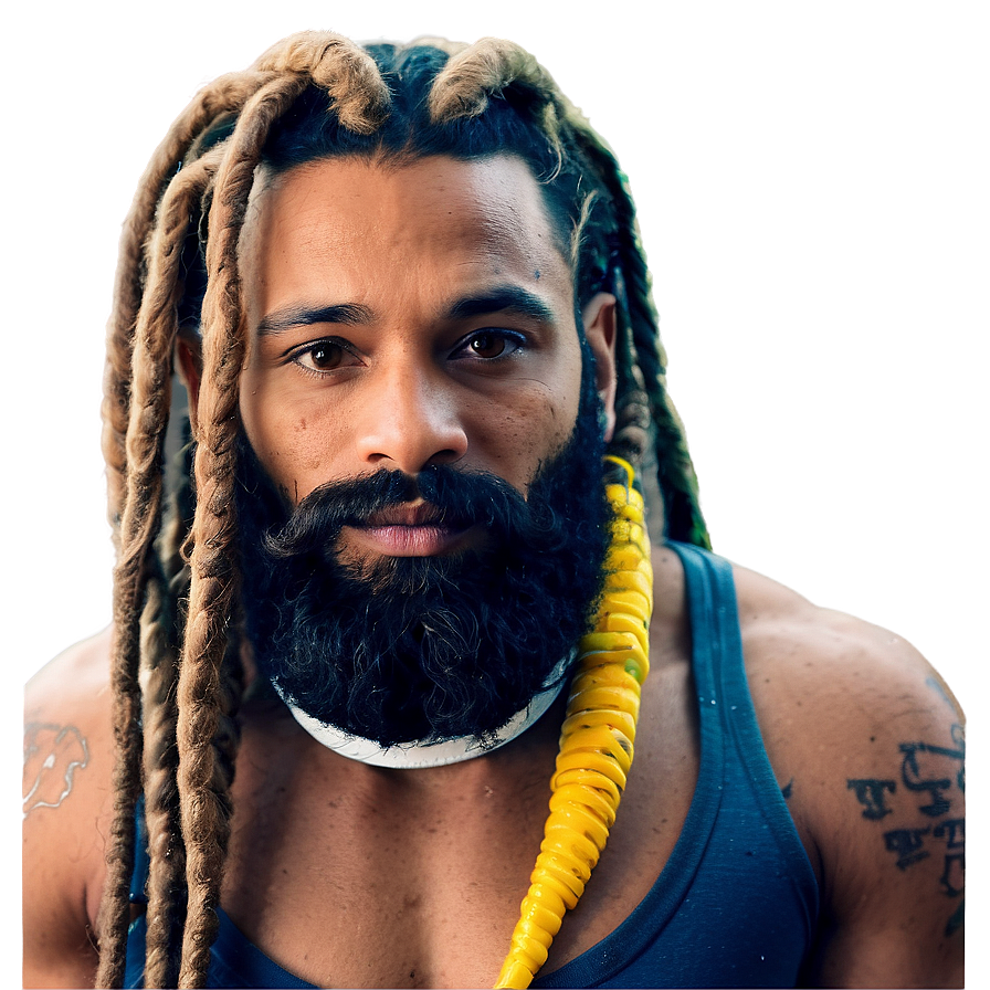 Dreads And Beard Combo Png Vws50