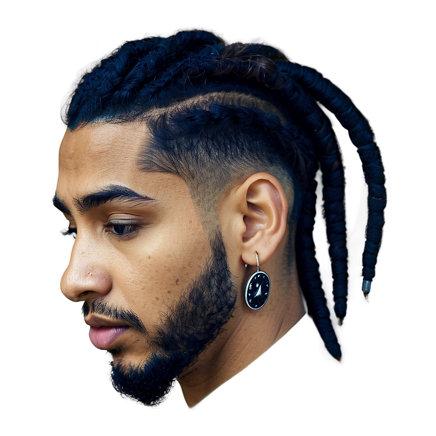 Dreads And Undercut Combination Png Hyd53