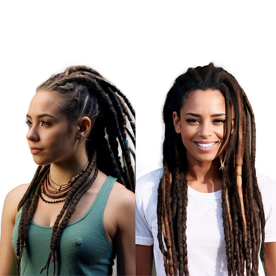 Dreads Hairstyle Evolution Png 9