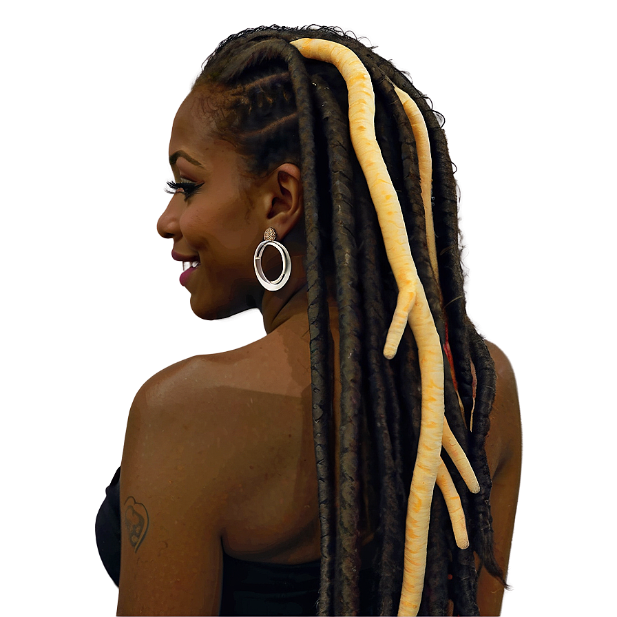 Dreads Hairstyle Evolution Png Kit28