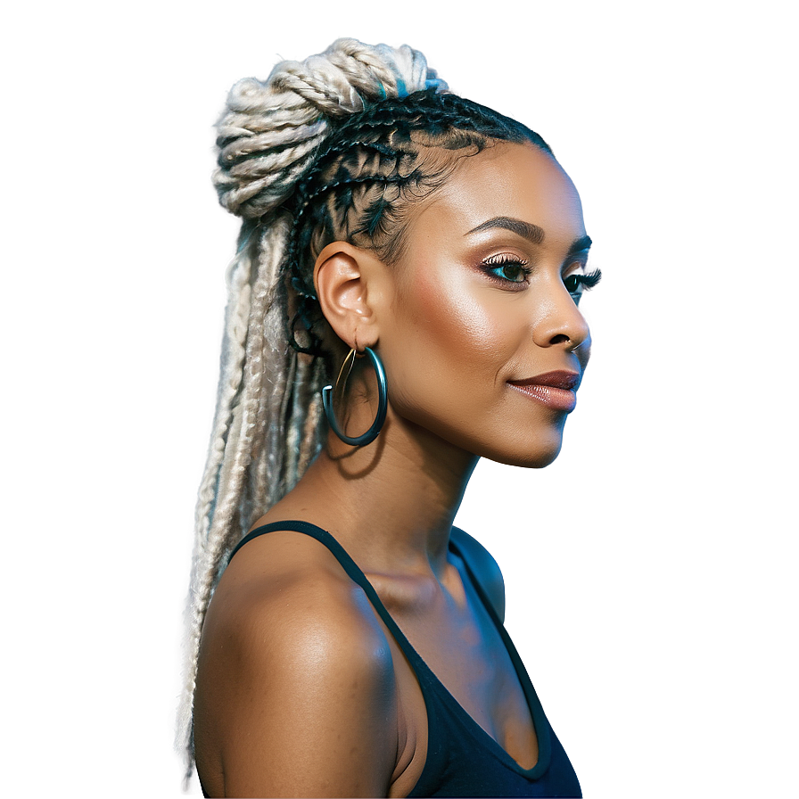 Dreads Updo Tutorial Png Rlr30