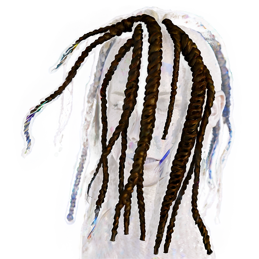 Dreads With Highlights Png 05242024