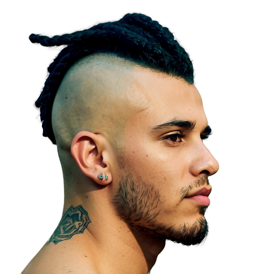 Dreads With Shaved Sides Png Plj79