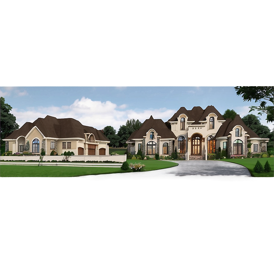 Dream Home Illustration Png Aic6