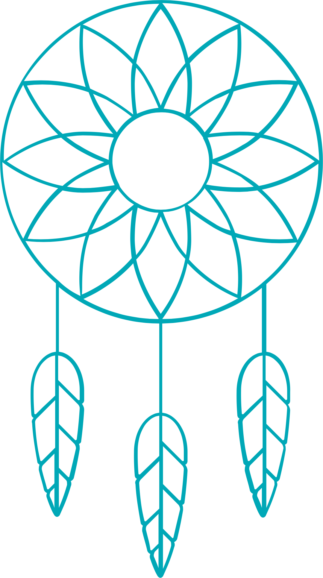 Dreamcatcher Icon Outline