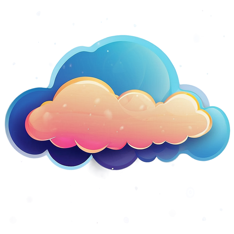 Dreamy Cloud Vector Scene Png Soa11