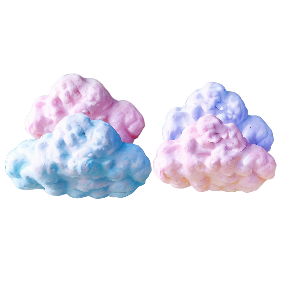 Dreamy Cotton Candy Clouds Png Ctf39