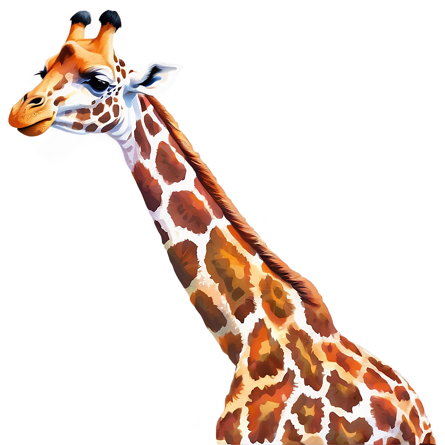 Dreamy Giraffe Landscape Png 05062024