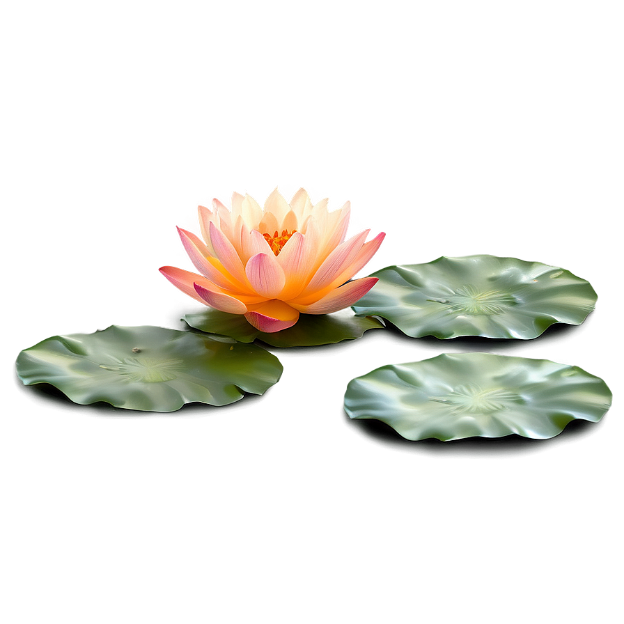 Dreamy Orange Lotus Png 99