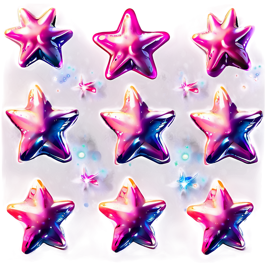 Dreamy Pink Stars Png Jtb97