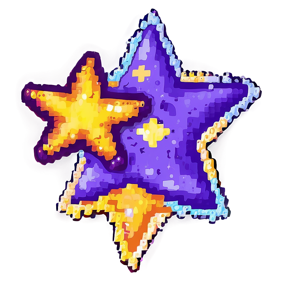 Dreamy Pixel Star Png Pfe25