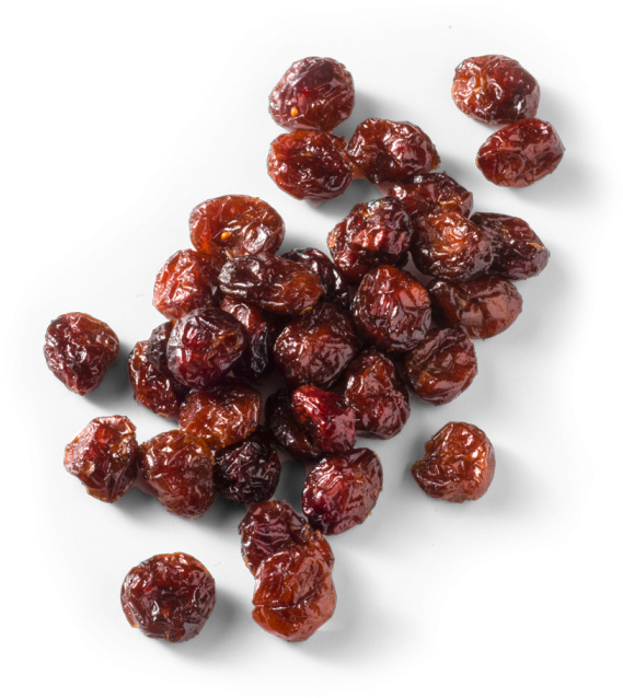 Dried Cranberries Top View