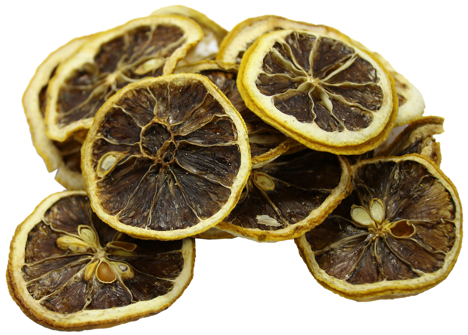 Dried Lemon Slices Transparent Background