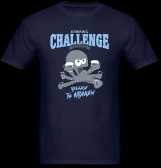 Drinking Challenge Kraken Tshirt Design